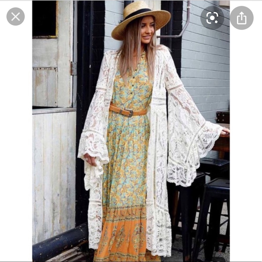 New Spell Designs Rhiannon Duster Lace Dress - Picture 2 of 12